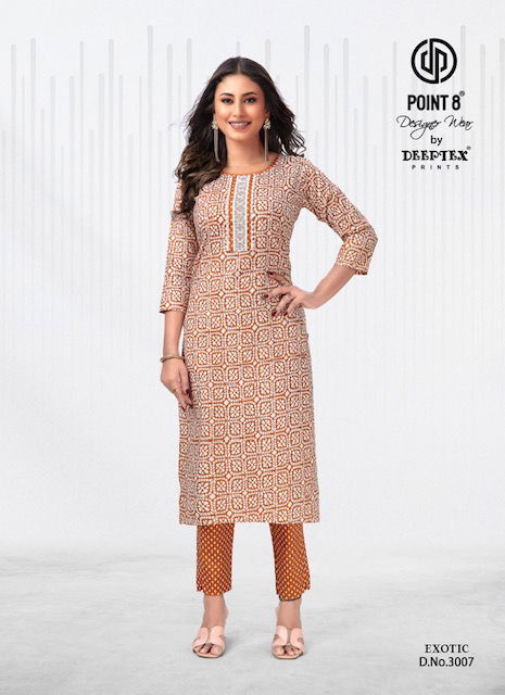 Exotic Vol 3 By Deeptex Kurti With Bottom Catalog
